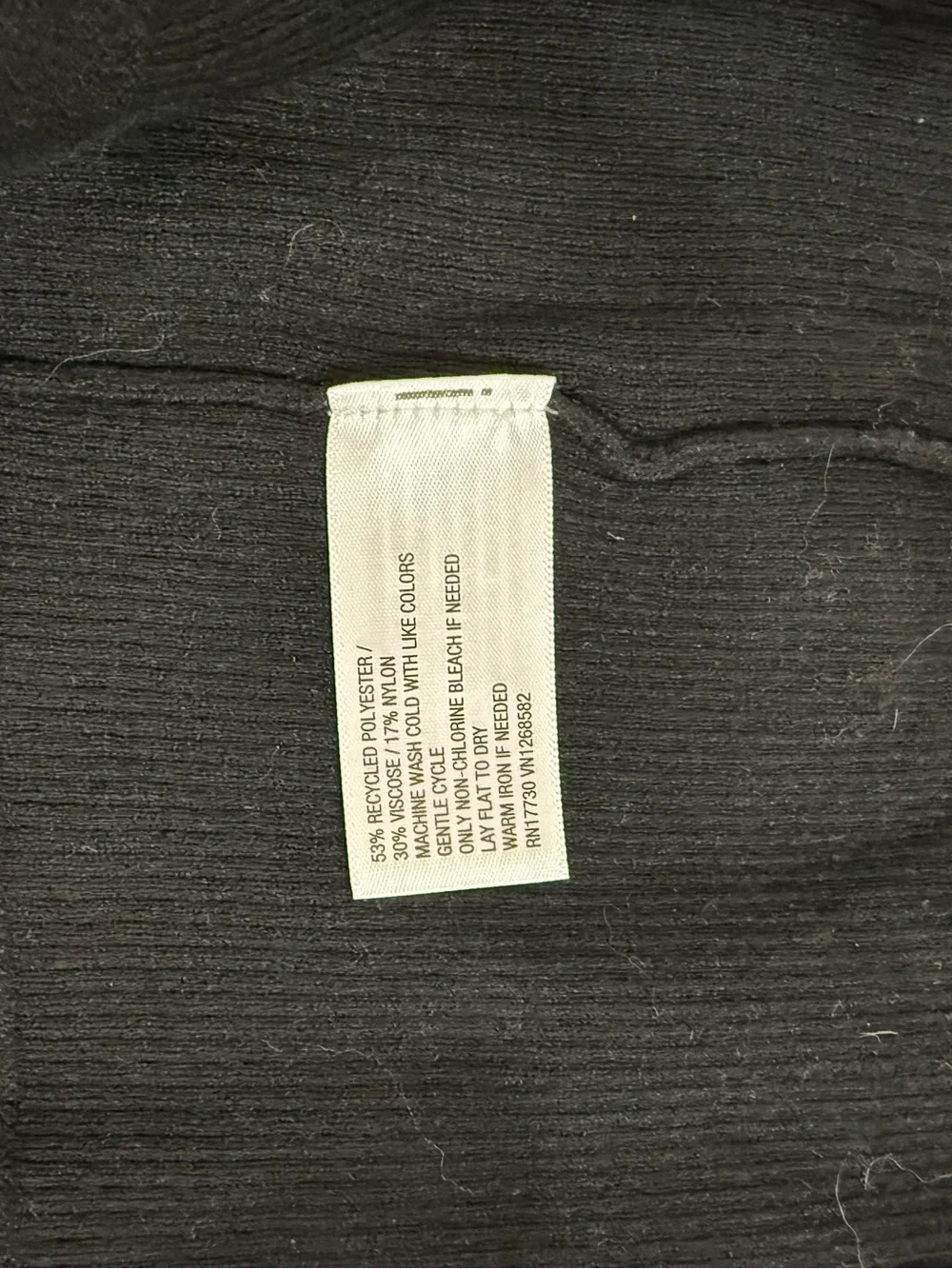 Ava & Viv Black Long Open-Front Cardigan